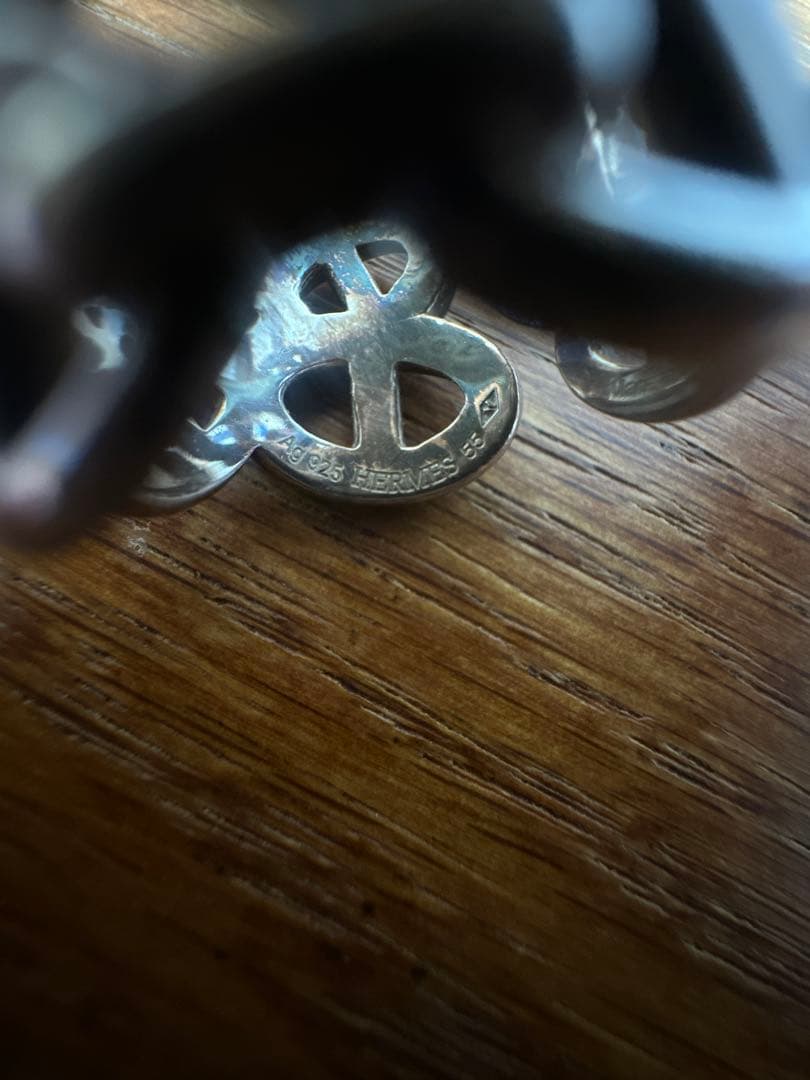 エルメス シェーヌダンクル リング Ag925 シルバー925 指輪 サイズ55