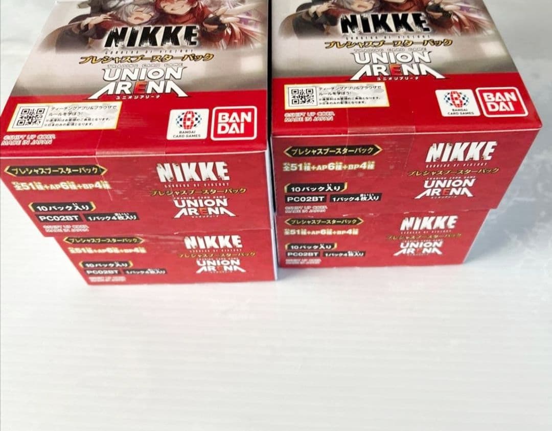 プレシャスブースターパック　ニケ　4boxセット　ユニオンアリーナ テープ付