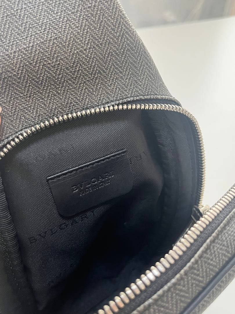 BVLGARI ブルガリ ウィークエンド ボディバッグ PVCレザー 斜め掛け