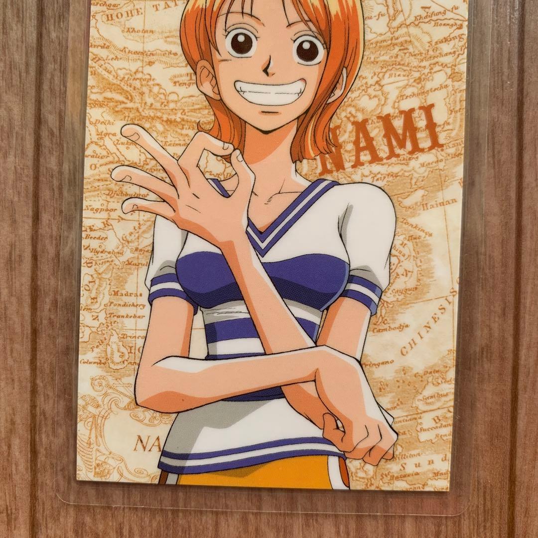 ONE PIECE ワンピース ナミ ラミネートカード ラミカ アニメ 東映