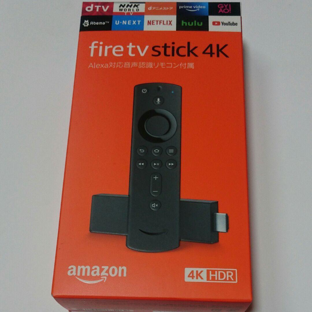 Fire TV Stick 4K Alexa対応音声認識リモコン付