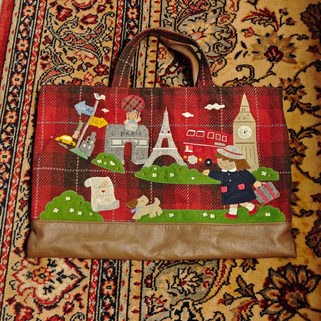 ファミリア デニムバッグ