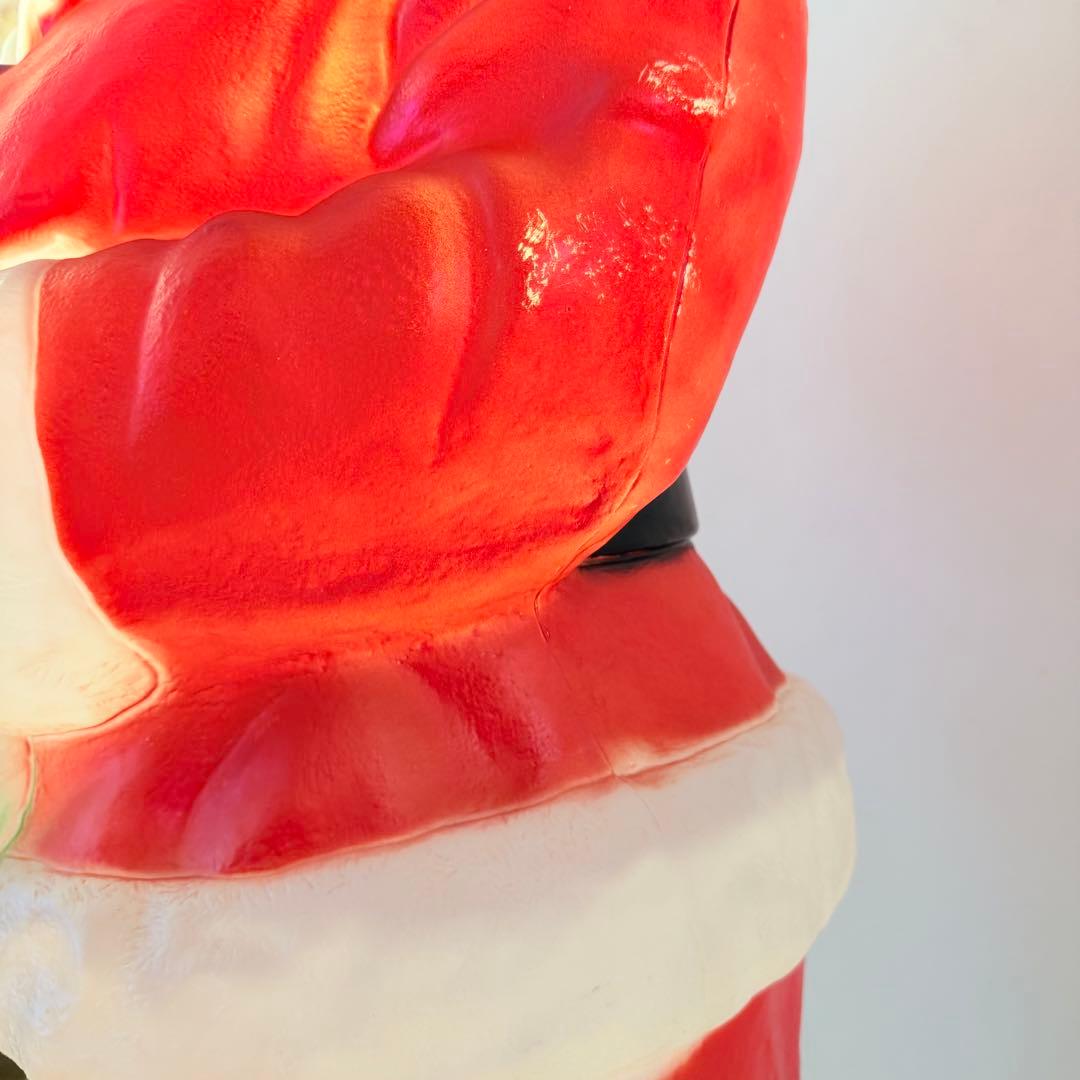 サンタクロース 電灯 ライト 装飾 100cm トラディショナル 置物 米国製