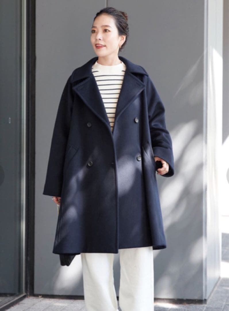 24AW B.C STOCK Wビーバーテントライントレンチコート