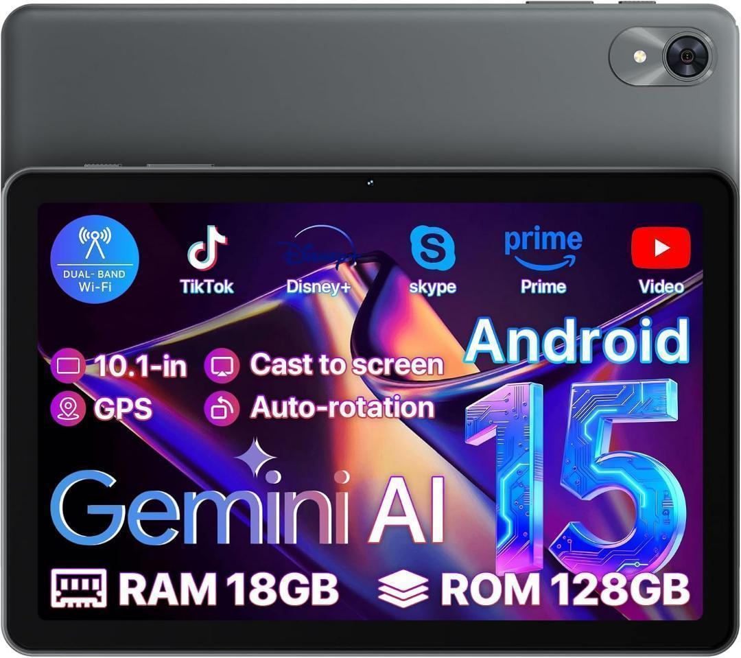 10インチ Android15 GeminiAI タブレット