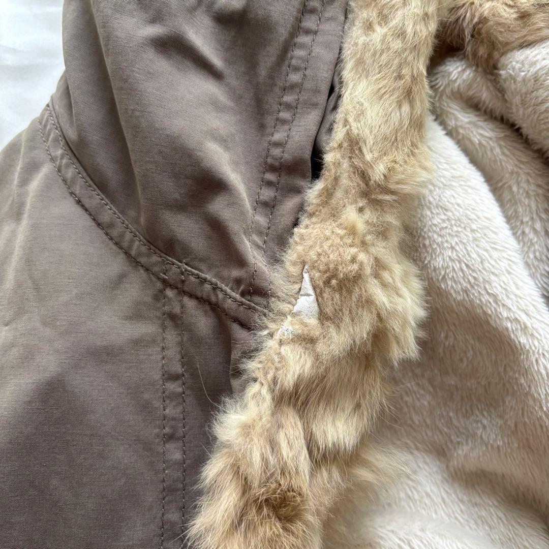 00’s 森ガール フェアリーグランジ ラビットファーモッズコート 平成ギャル