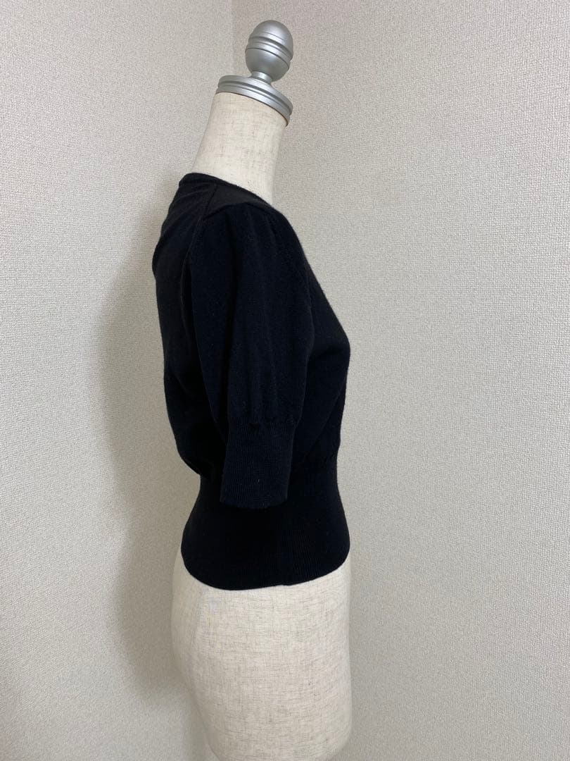 9441.Vivienne Westwood オーブ刺繍 半袖ニット イタリア製