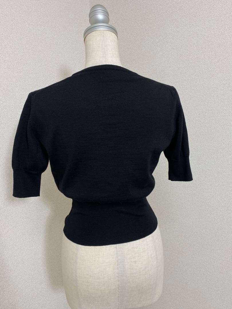 9441.Vivienne Westwood オーブ刺繍 半袖ニット イタリア製