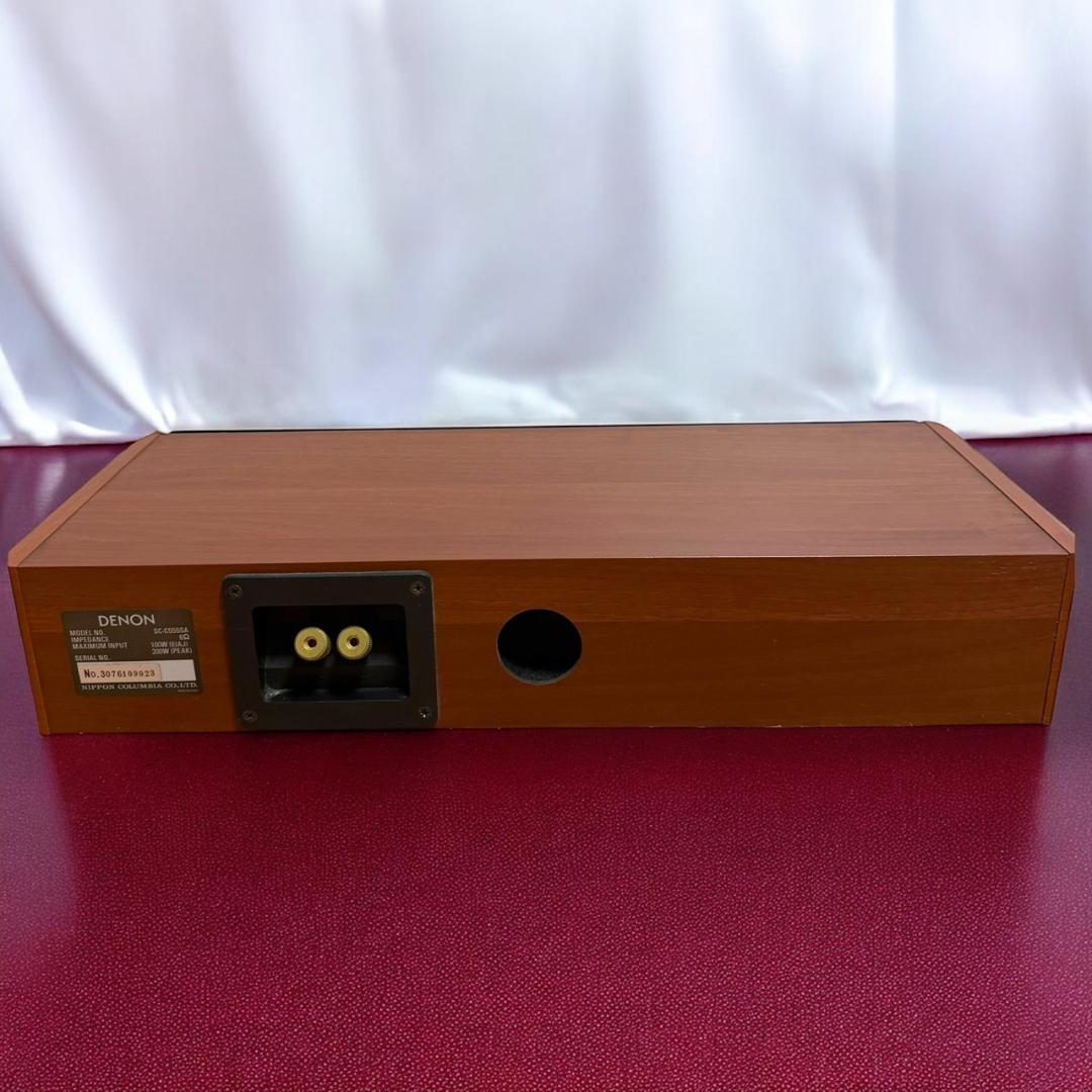 ☆良品 DENON デノン SC-C555SA センタースピーカー 木目