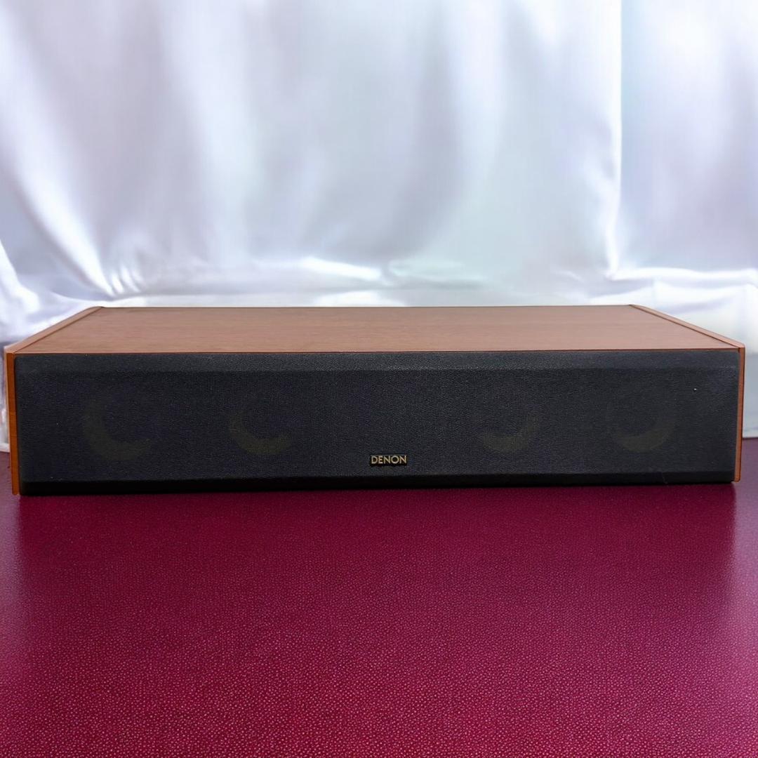 ☆良品 DENON デノン SC-C555SA センタースピーカー 木目