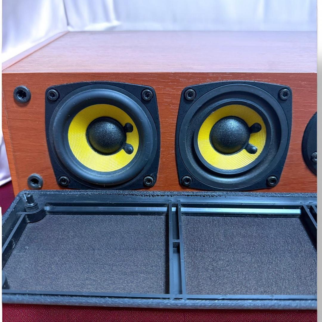 ☆良品 DENON デノン SC-C555SA センタースピーカー 木目