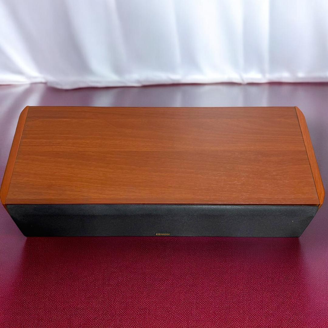 ☆良品 DENON デノン SC-C555SA センタースピーカー 木目