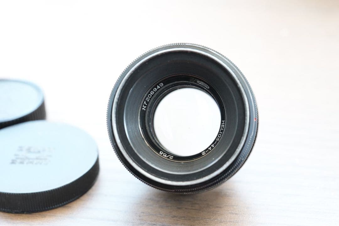 分解清掃済 ゼブラ Helios-44-2 58mm f2 ぐるぐるボケ 010