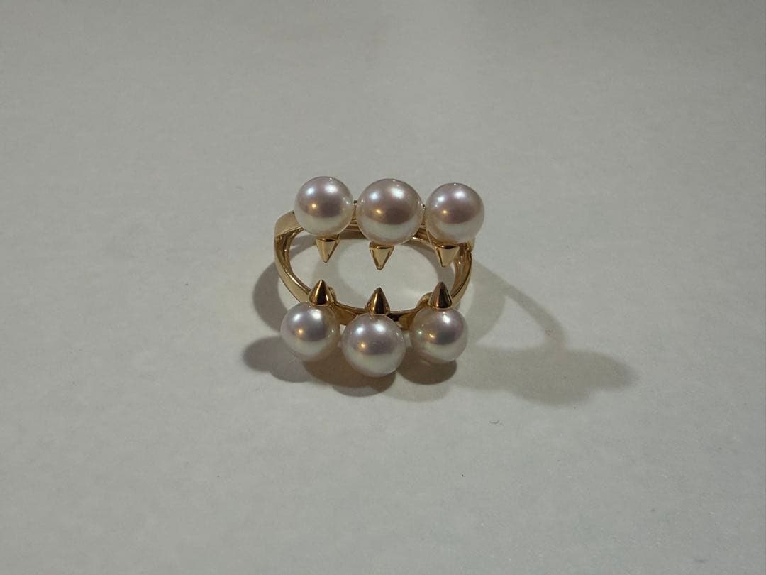 高品質　淡水真珠　リング　指輪