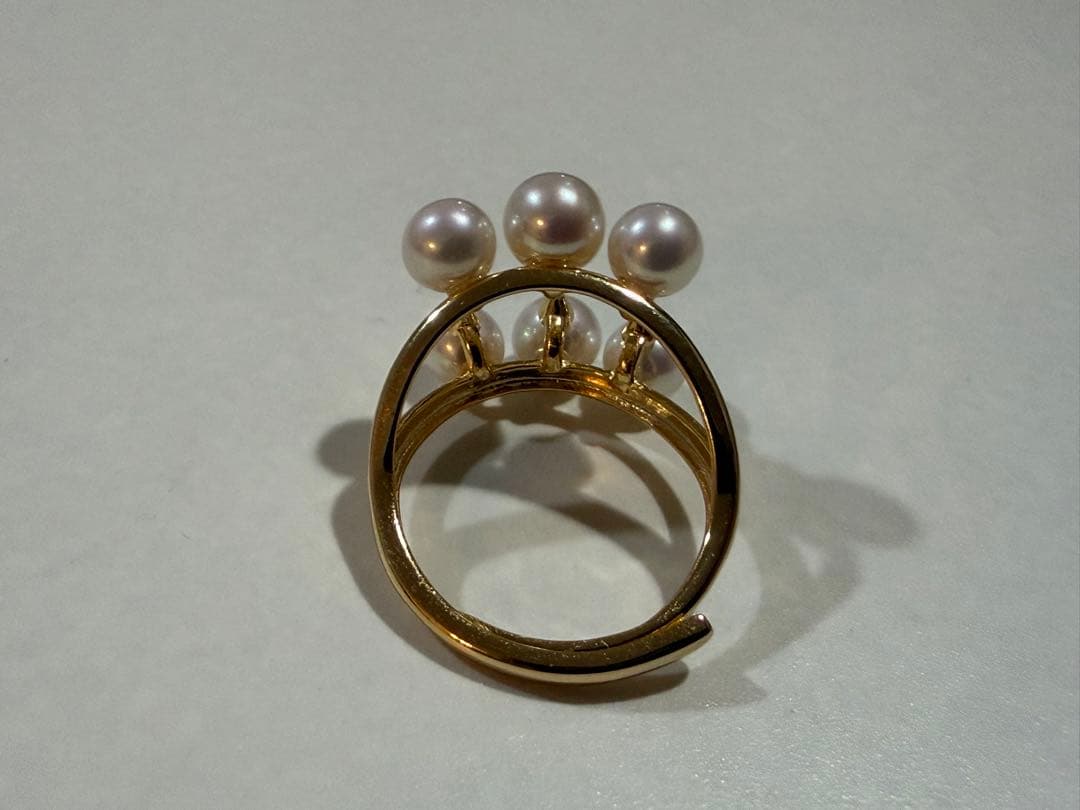 高品質　淡水真珠　リング　指輪