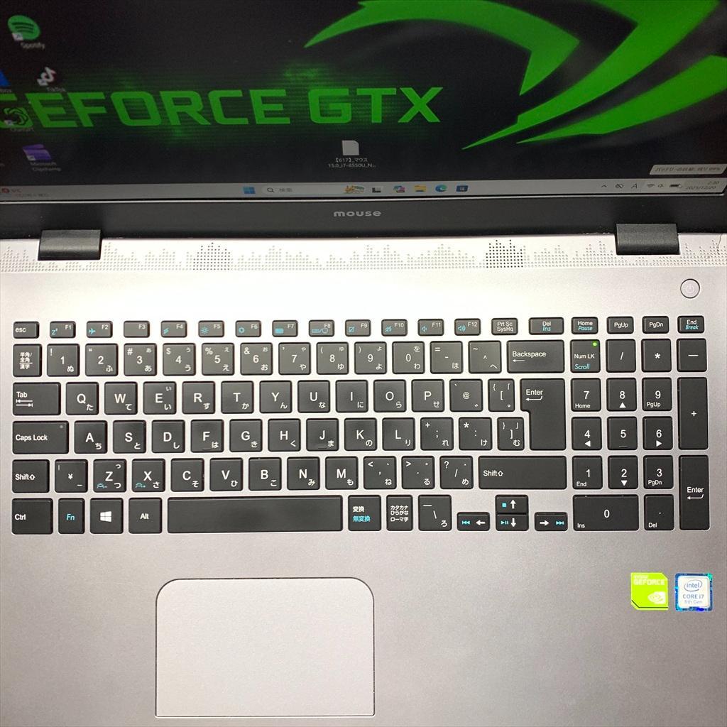 爆速ゲーミングノートPC　i7-8スレ　爆速SSD　NVIDIA　メモリ16GB