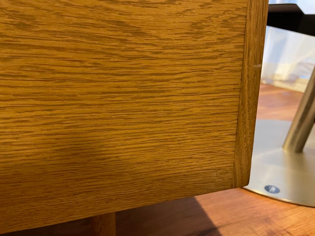 グレー ファブリックソファ 木製フレーム