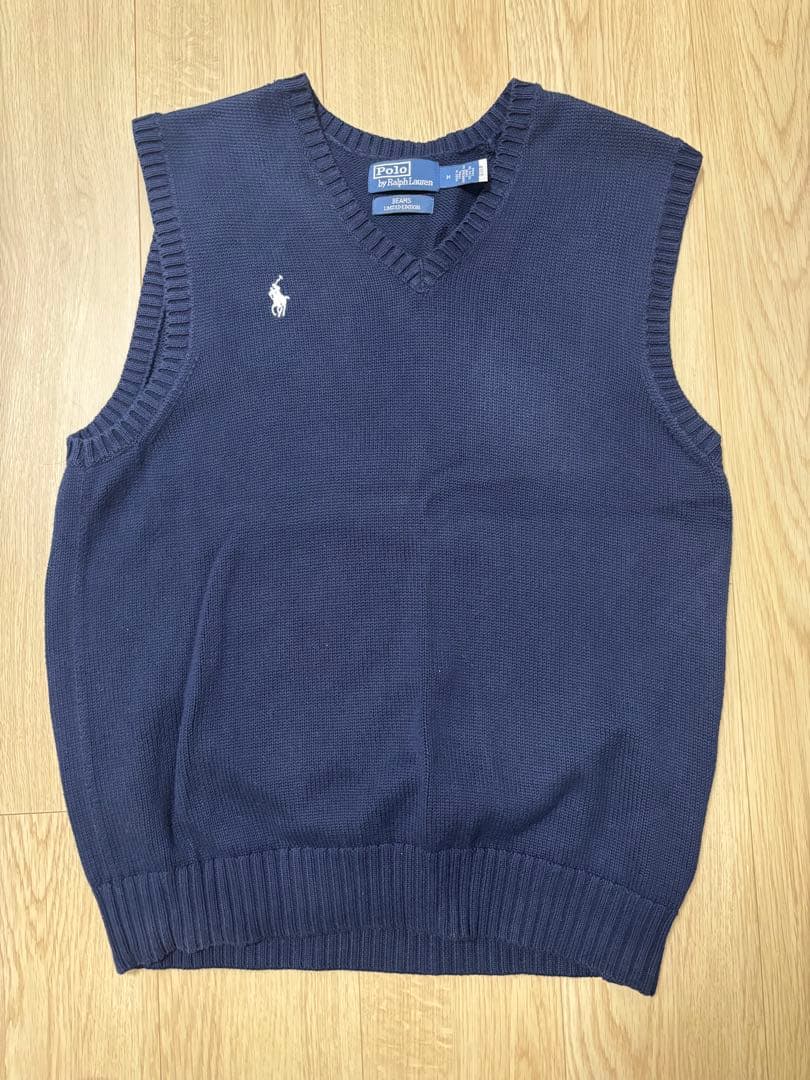 Polo by Ralph Lauren ネイビー ベスト Mサイズ