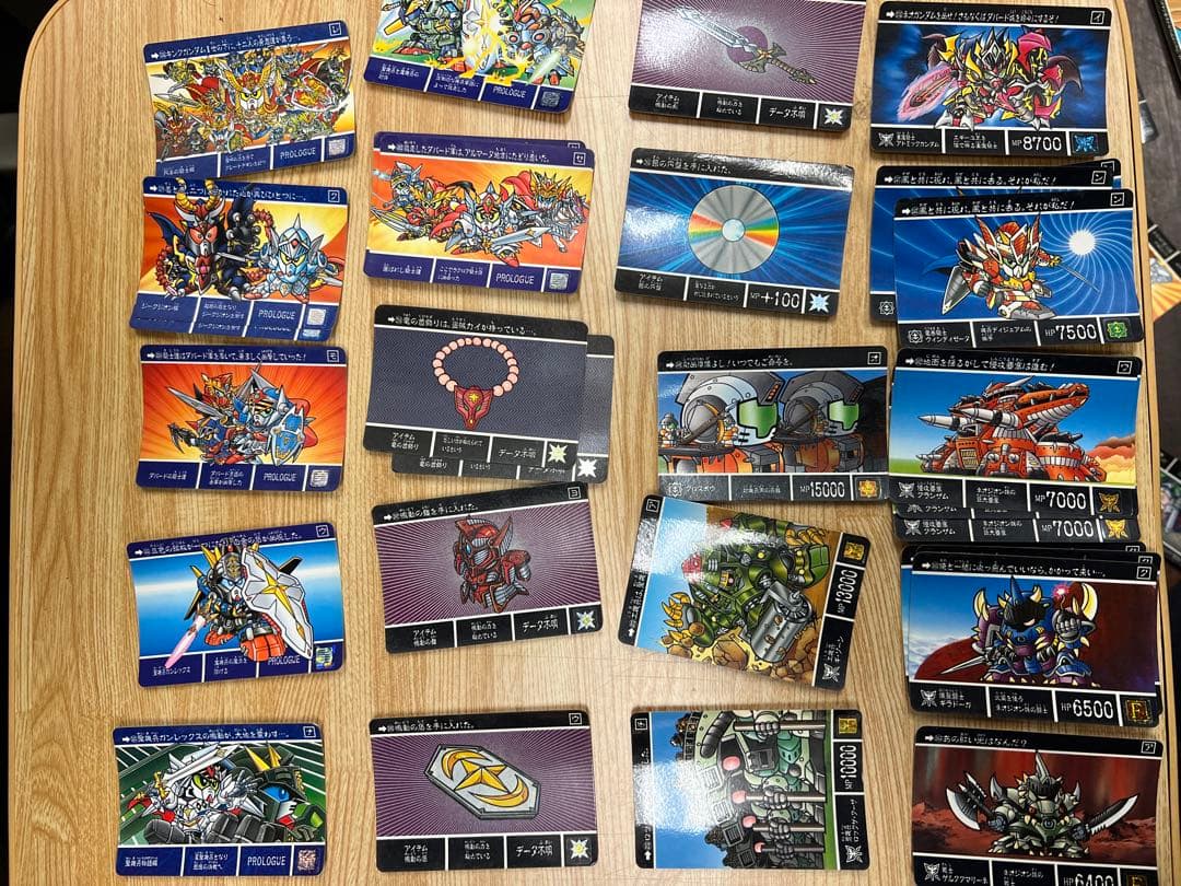 SDガンダム外伝　カードダス　当時品　合計約199枚　被り含んでの枚数