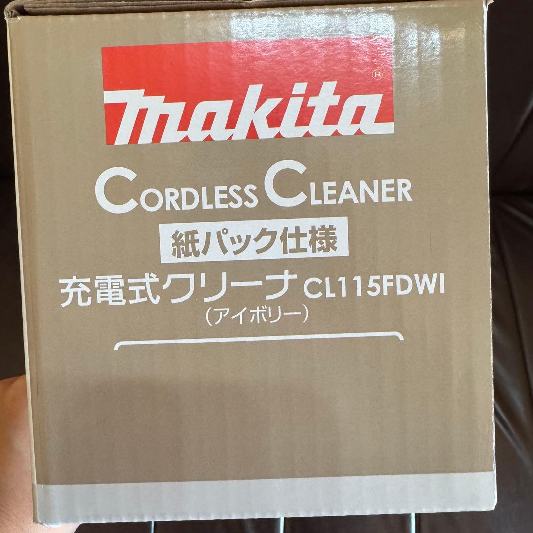 新品 マキタ コードレスクリーナー CL115FDWI