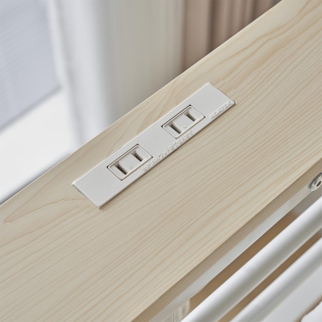 赤字価格！ロフトベッド シングル コンセント・ローデスク付き　2セット