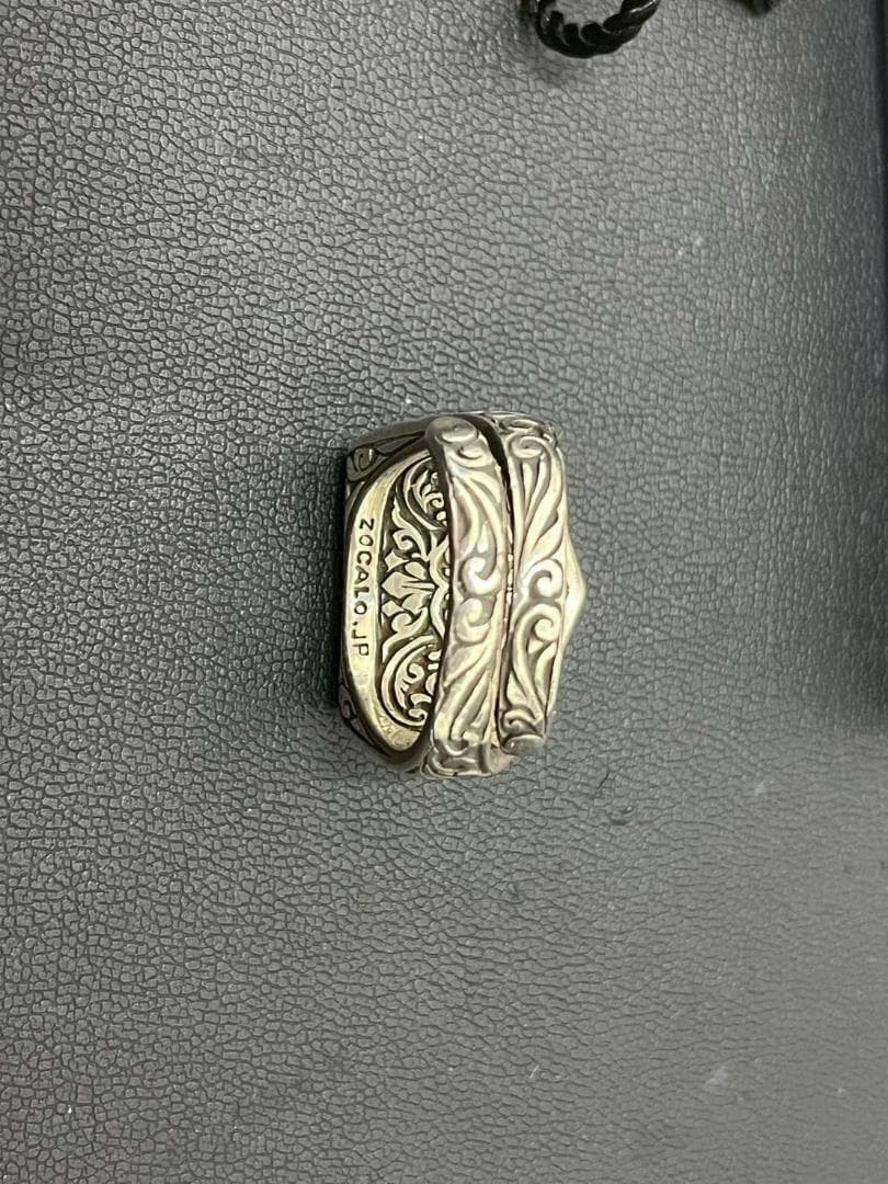 ZOCALO 三角形の目のシルバーリング