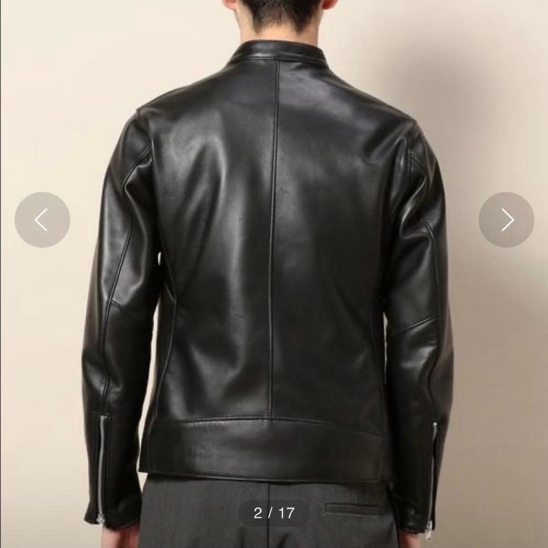 BEAUTY&YOUTH UNITED ARROWS 羊革　ライダースジャケット