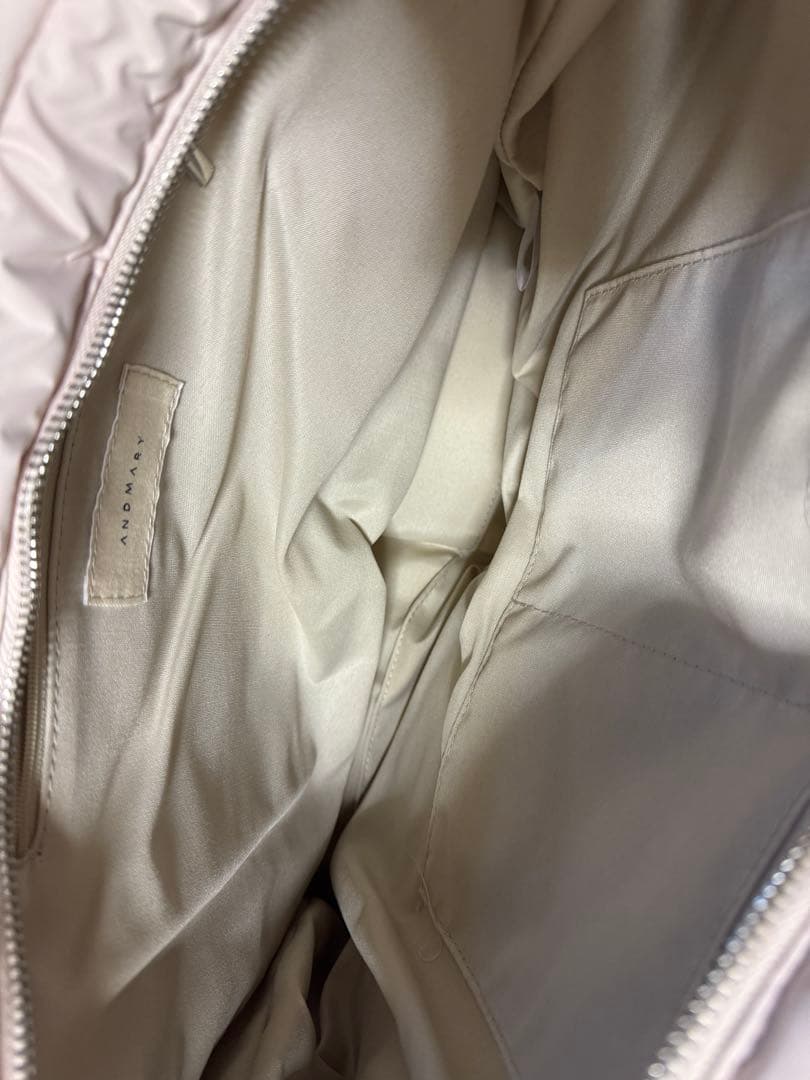 バッグ andmary Mary quilting suede bag pink