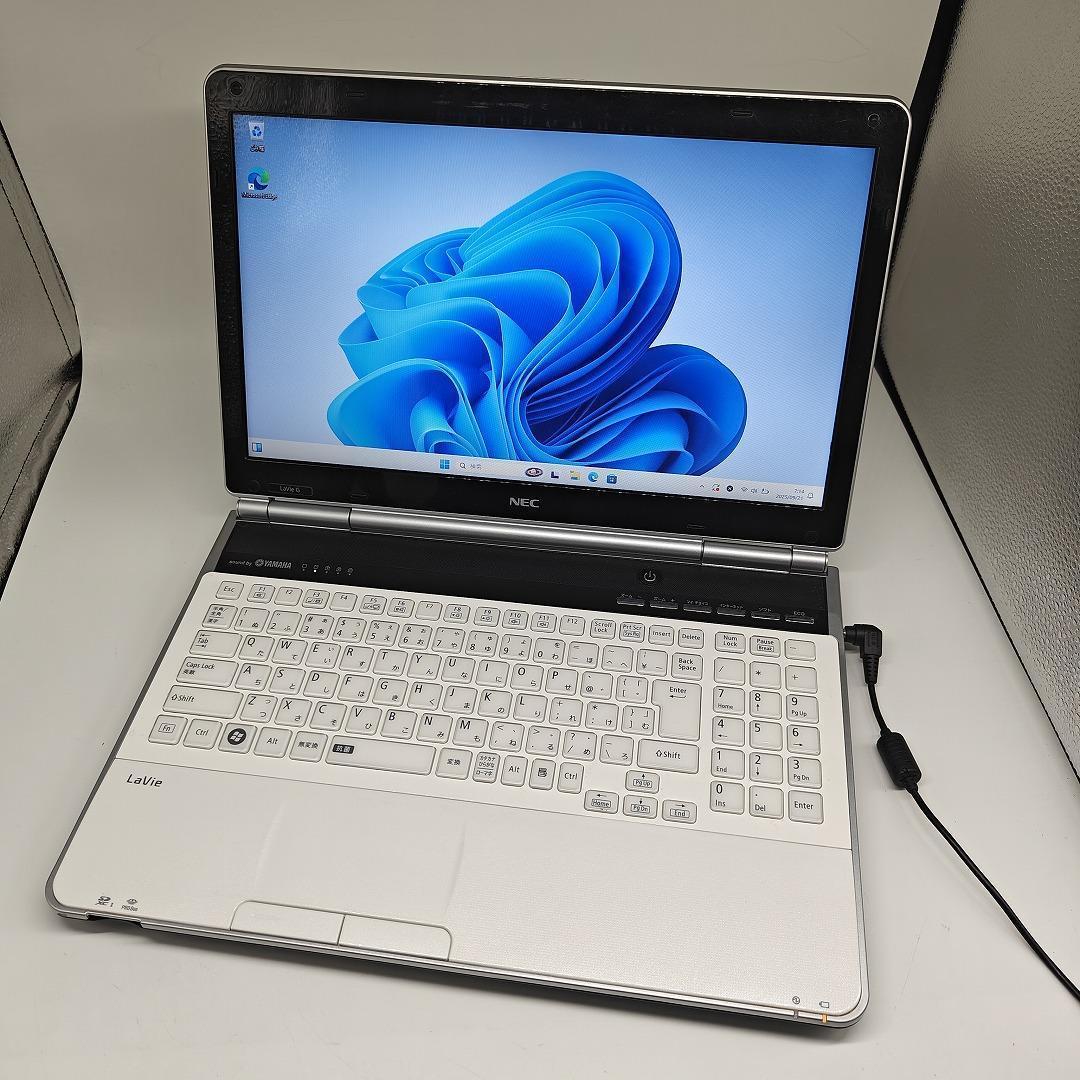 【NEC】爆速i7 SSD256GB 16GB ホワイト オフィス付きノートPC