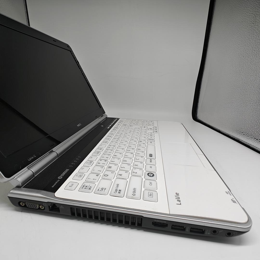 【NEC】爆速i7 SSD256GB 16GB ホワイト オフィス付きノートPC