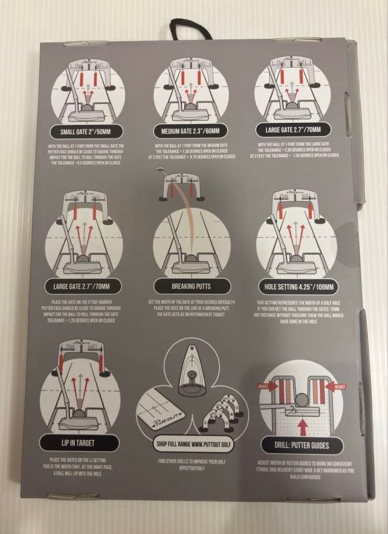 PuttOUT マグネティックパッティングミラー