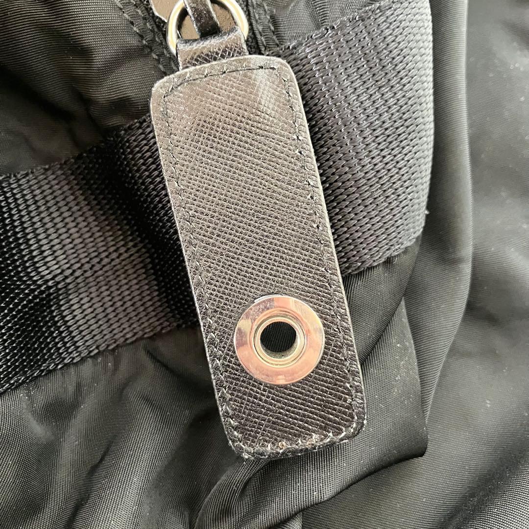 PRADA ボストンバッグ ナイロン 三角ロゴ