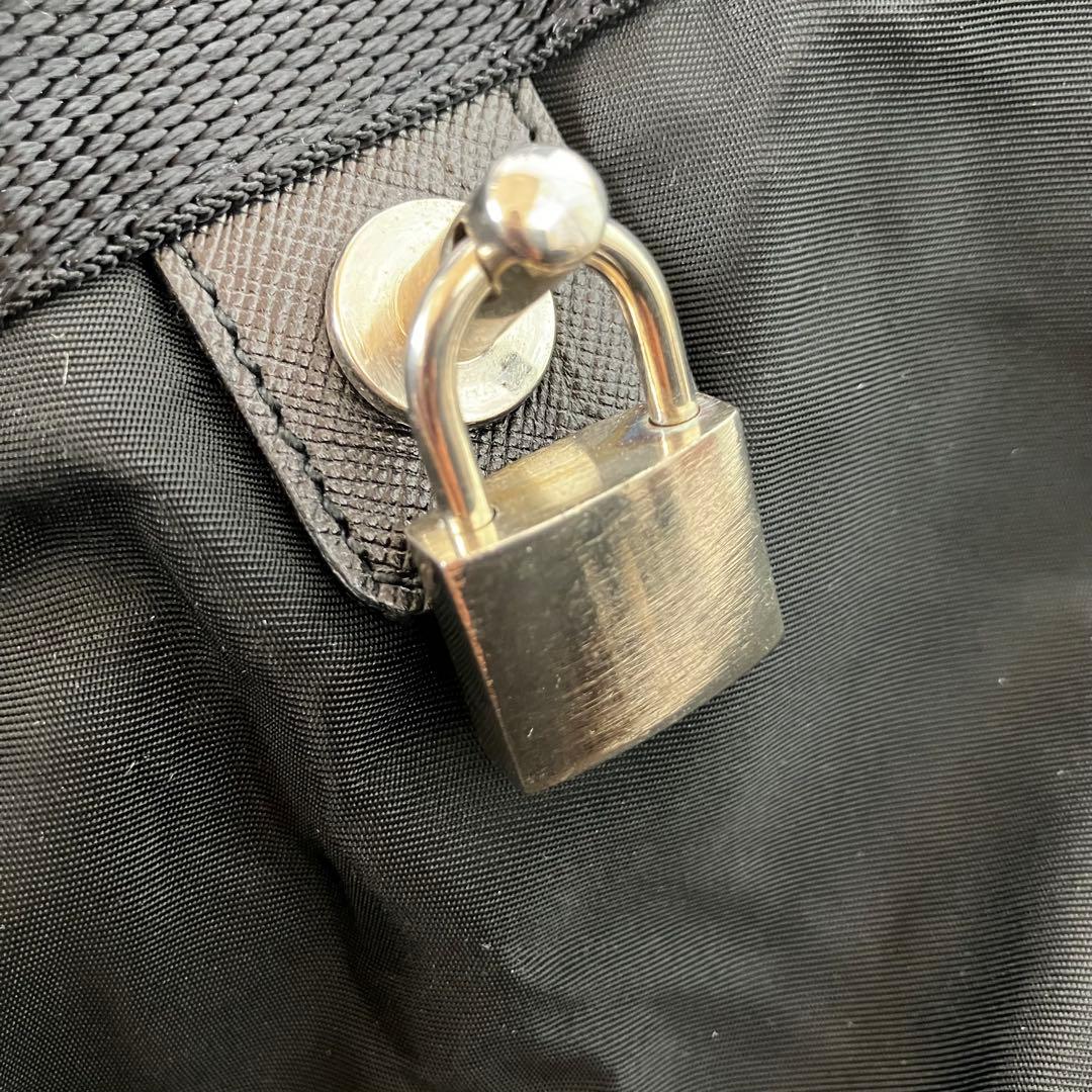 PRADA ボストンバッグ ナイロン 三角ロゴ