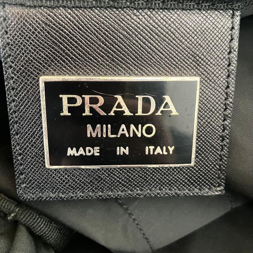PRADA ボストンバッグ ナイロン 三角ロゴ