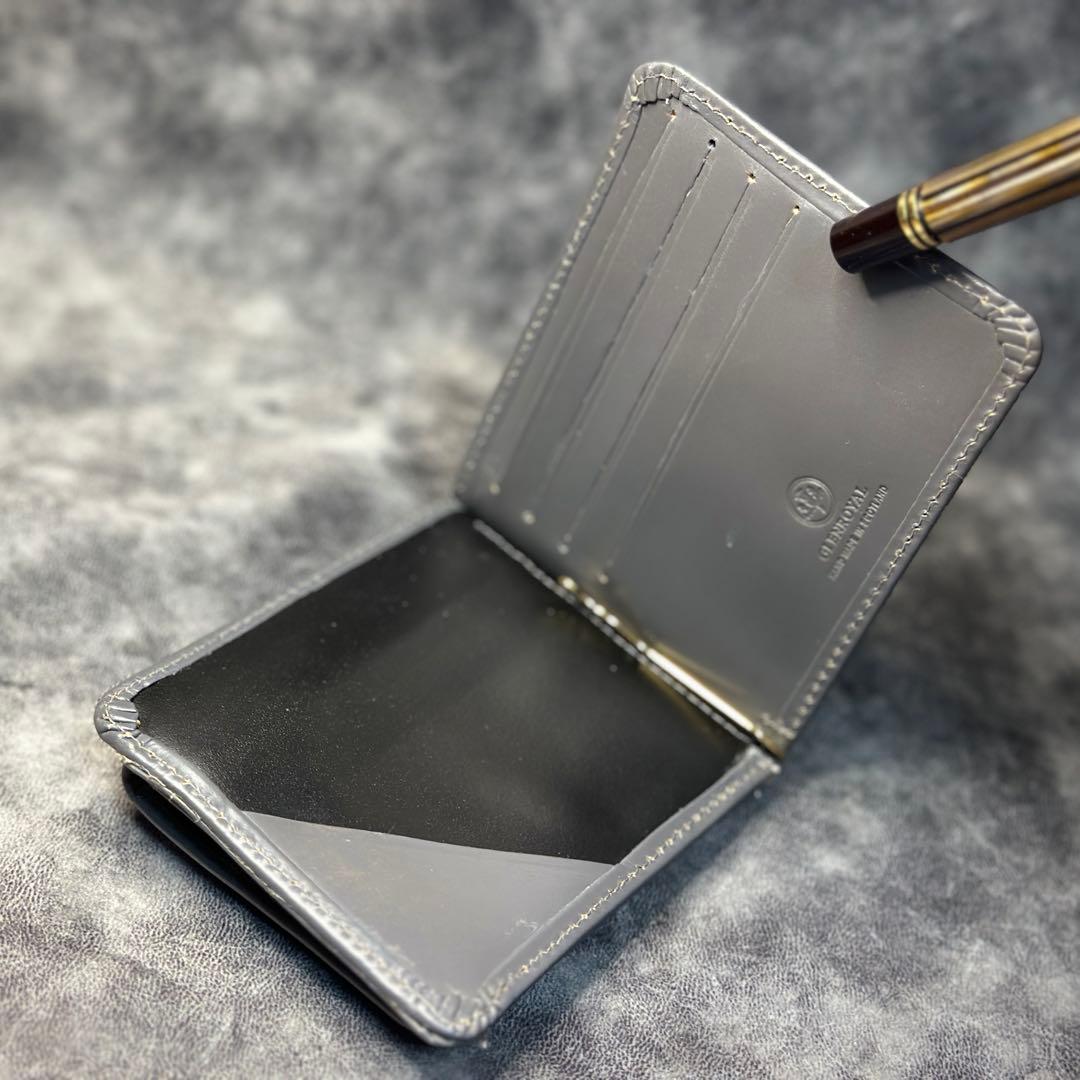 【新品・定価3.9万】グレンロイヤル　マネークリップ　グレー
