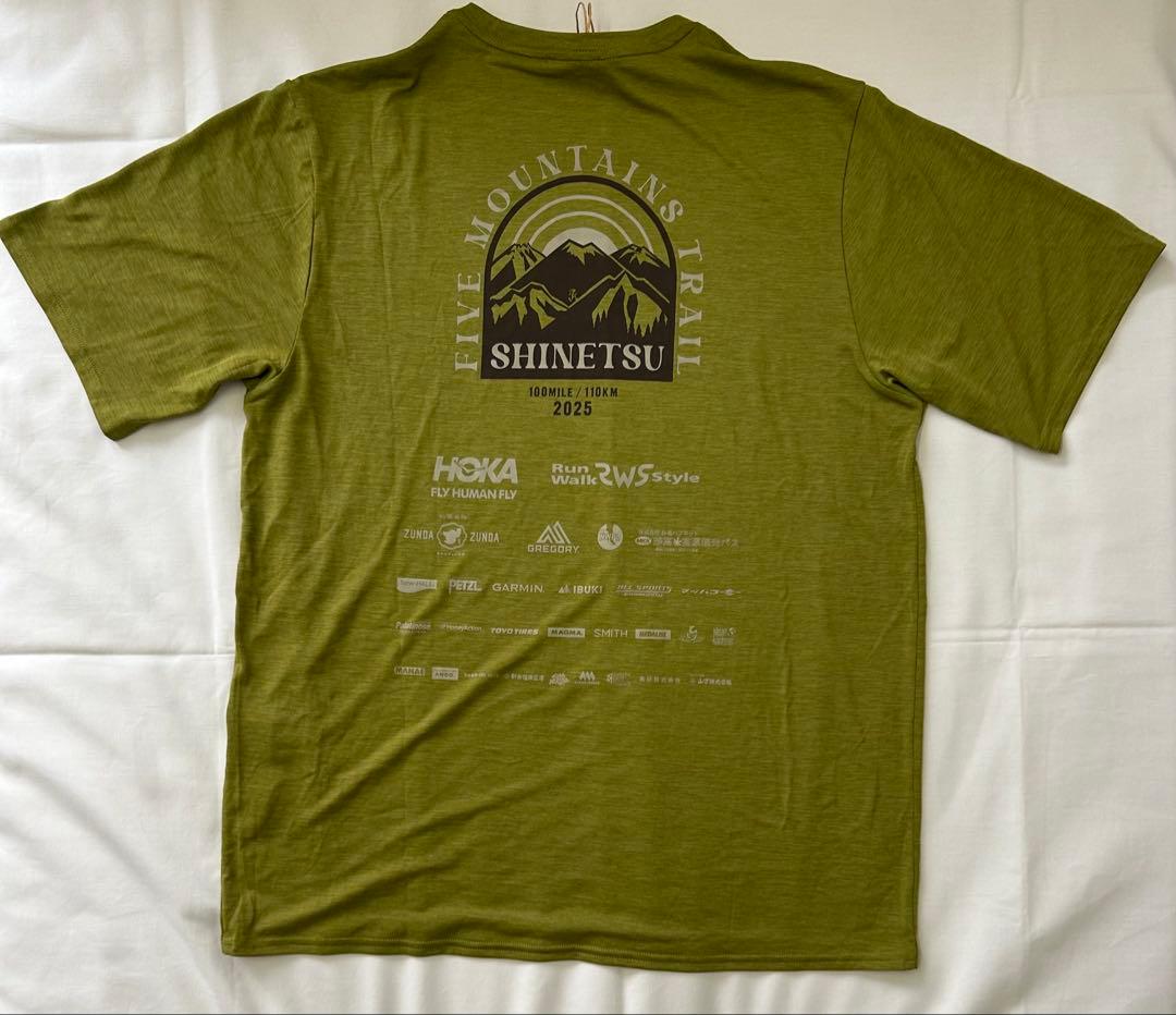 サイズM パタゴニア 信越五岳 Tシャツ 2025 キャプリーン メンズ