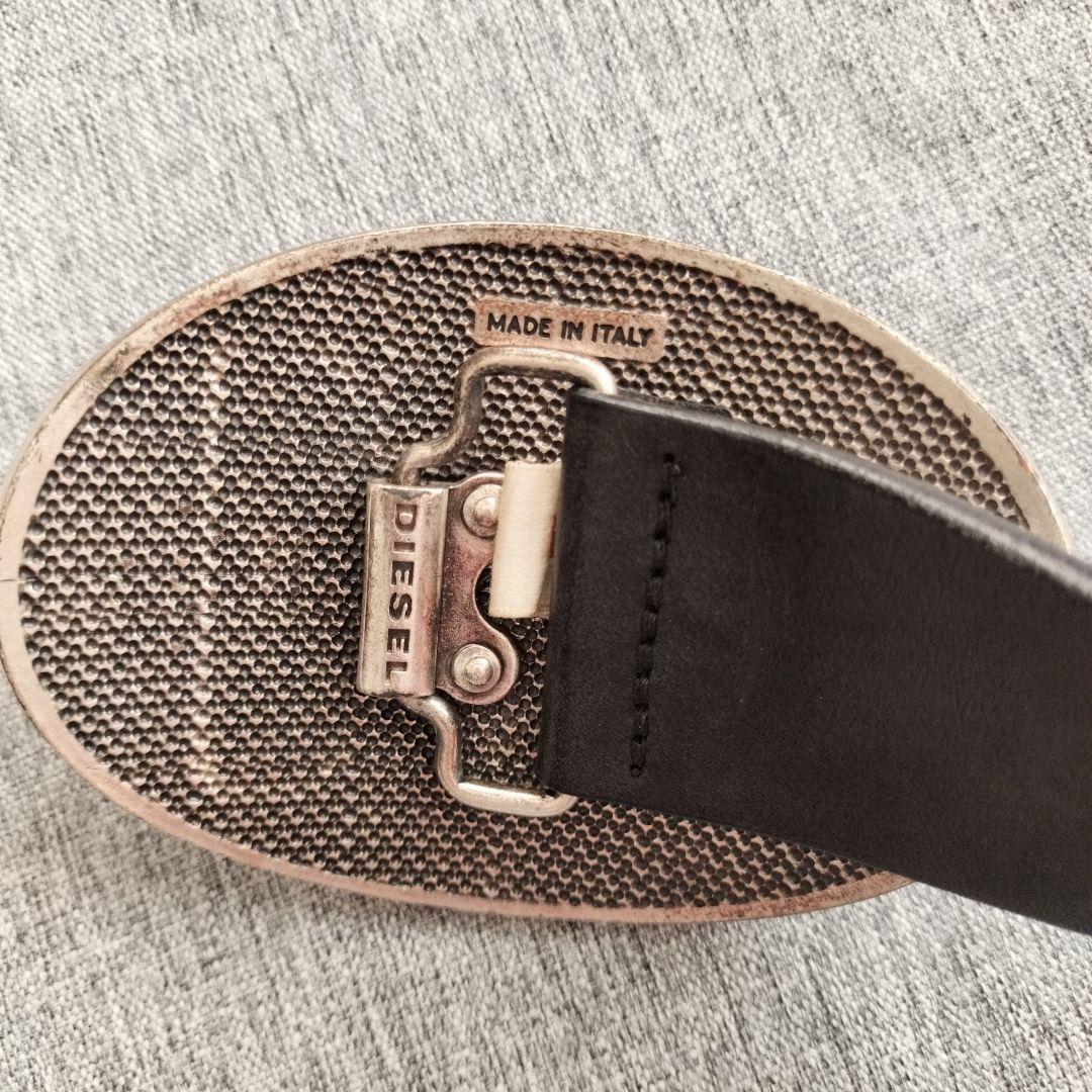DIESEL◉レザーベルト　バックル　メンズ