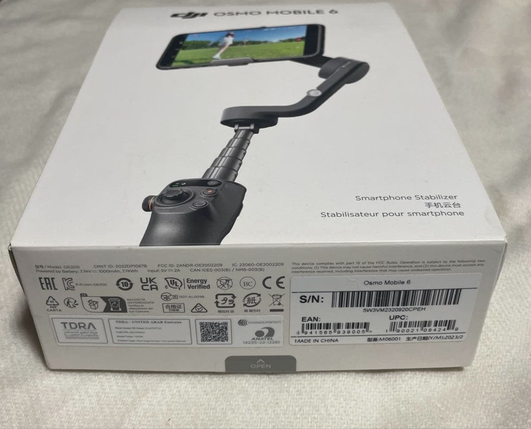 dji OSMO MOBILE 6 スマートフォンスタビライザー