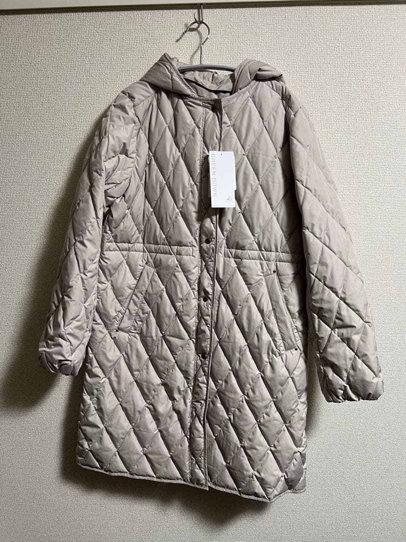 キルティング ライト ダウン コート 撥水