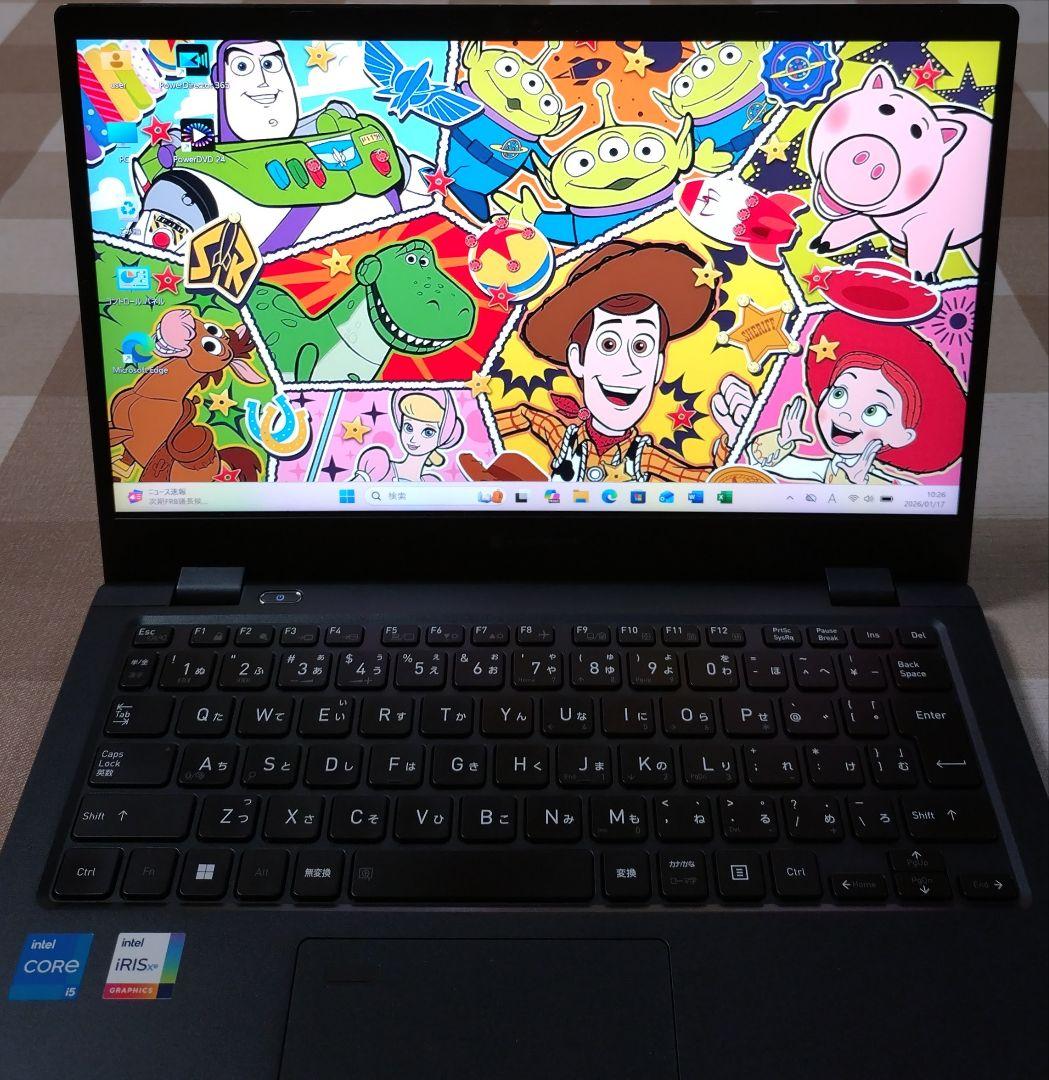 G83KW/12世代i5/SSD 256GB/メモリ16GB/FHD/13.3①