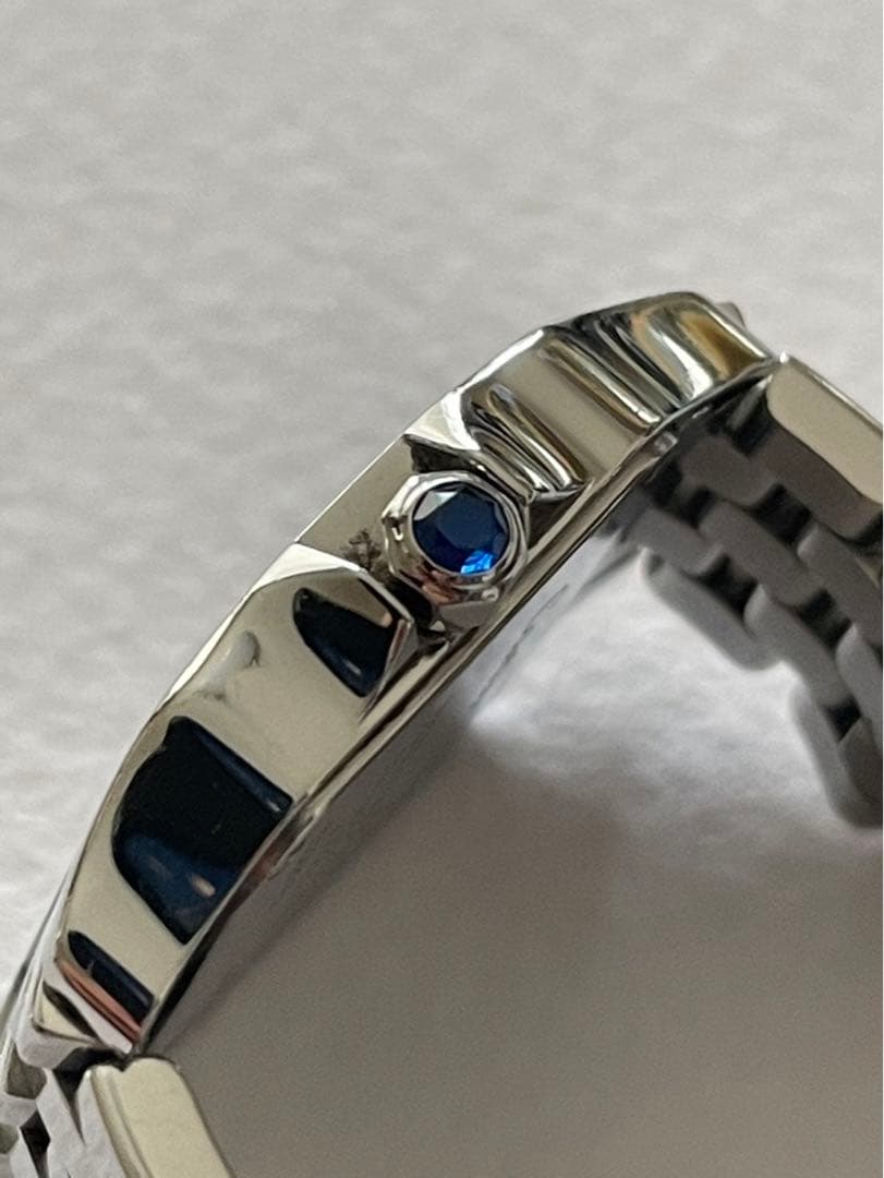 カルティエ 時計 レディース サントスドゥモワゼル SM QZ ステンレス