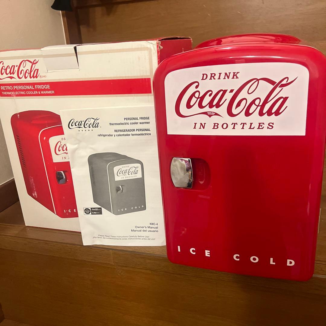 中古品 コカ・コーラ ポータブル ミニ 冷蔵庫