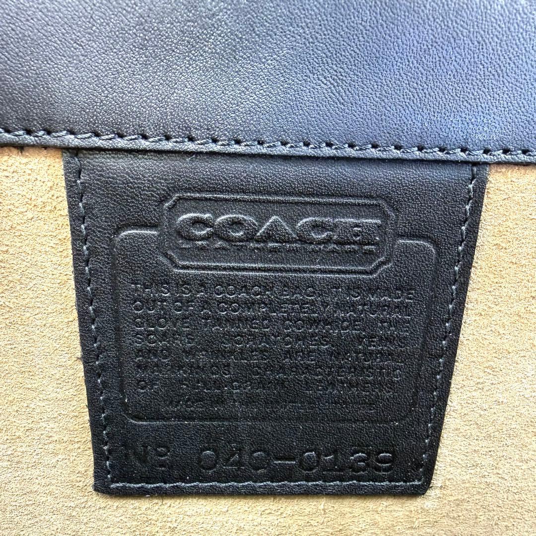美品 OLD COACH アタッシュケース ダイヤルロック レザー ブラック