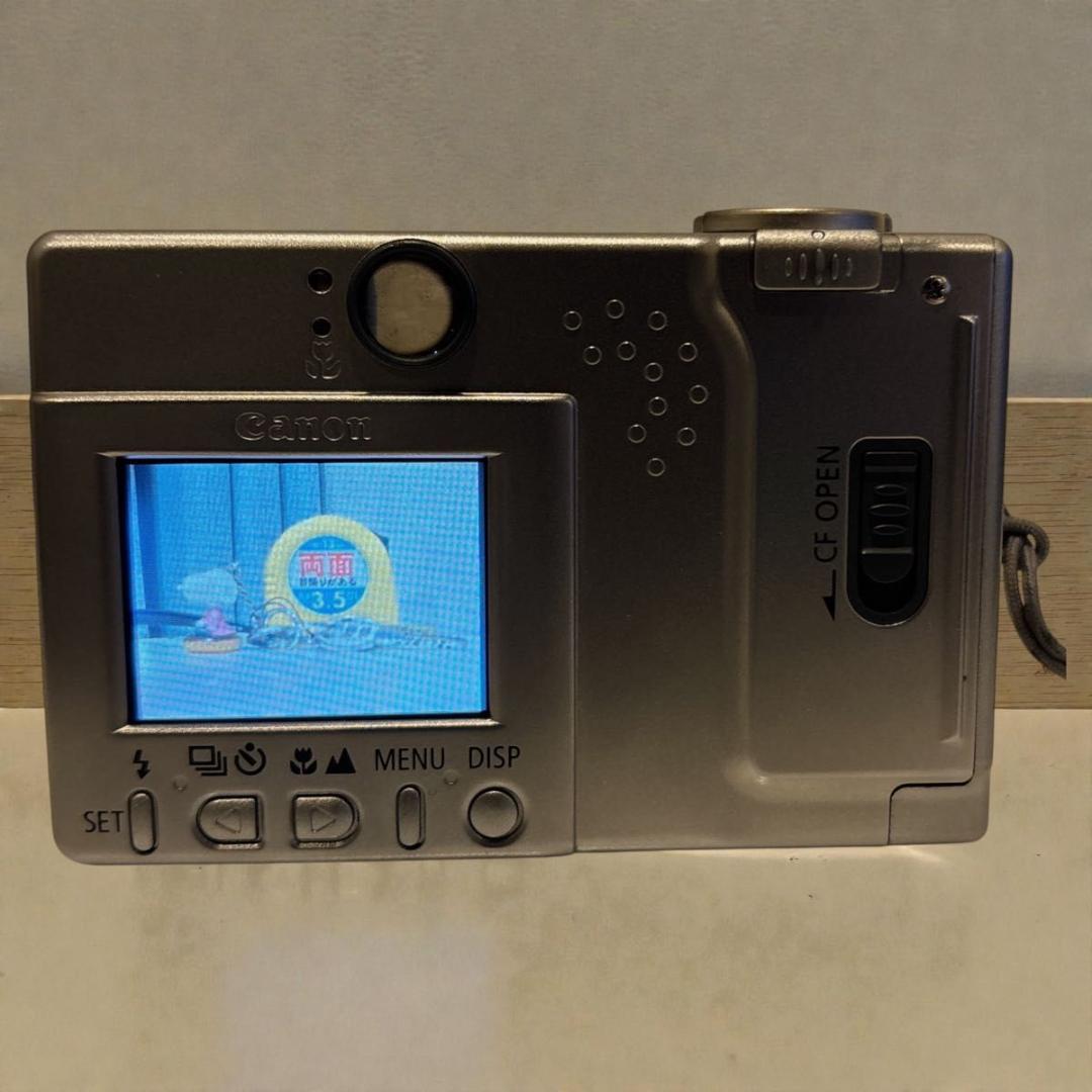 【美品レトロ】Canon IXY DIGITAL 200 シルバー　完動品