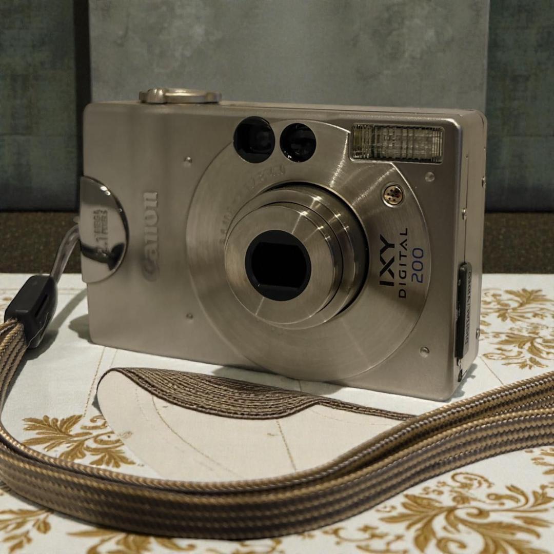 【美品レトロ】Canon IXY DIGITAL 200 シルバー　完動品