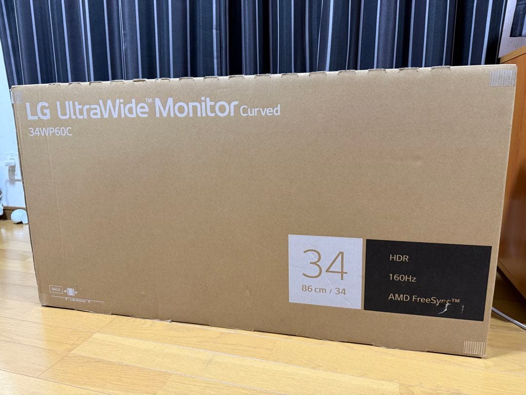 LG ゲーミング モニター UltraGear 34WP60C-B 34インチ