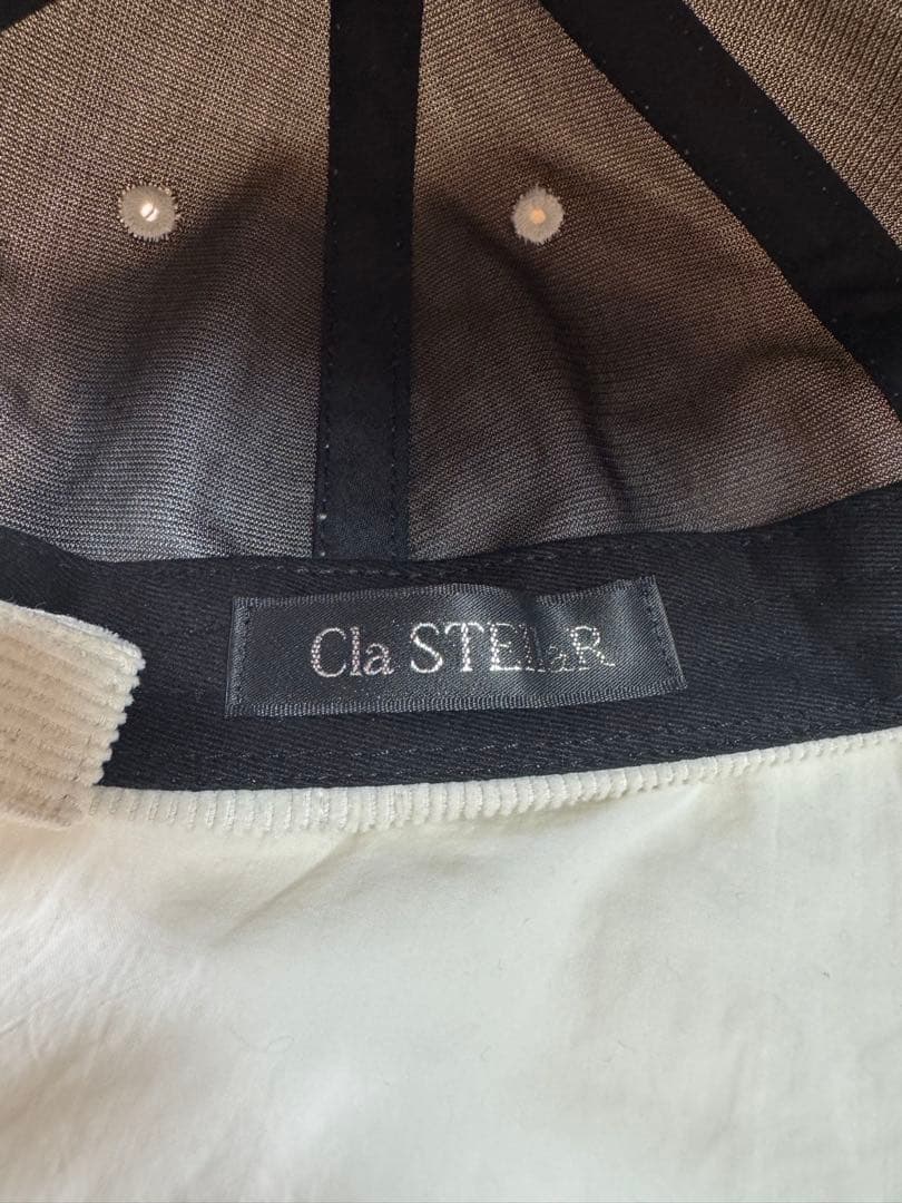 【nanana】clastellar オーラキャップ ホワイト