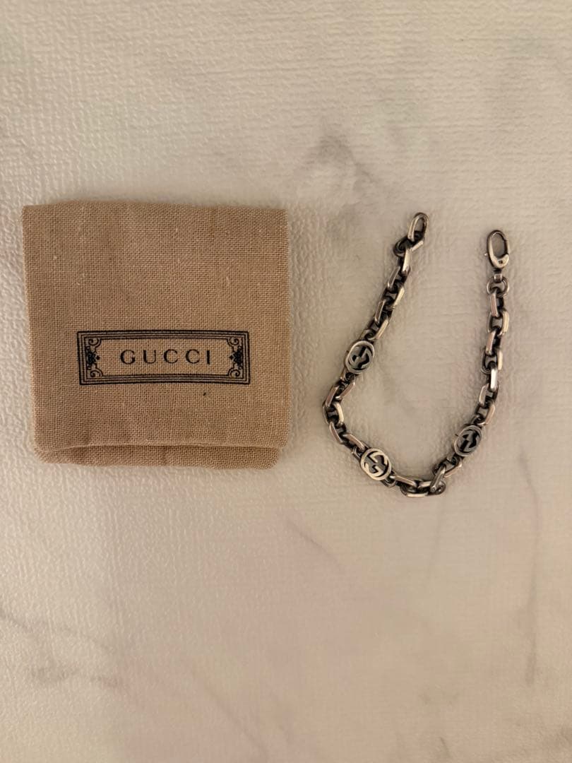 GUCCI グッチ ブレスレット インターロッキング サイズ19