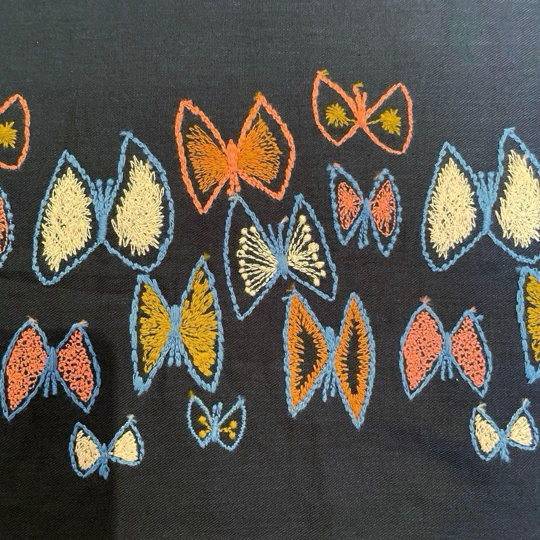 新品ミナペルホネン Sky flower ネイビー ドレス140㎝ ワンピース