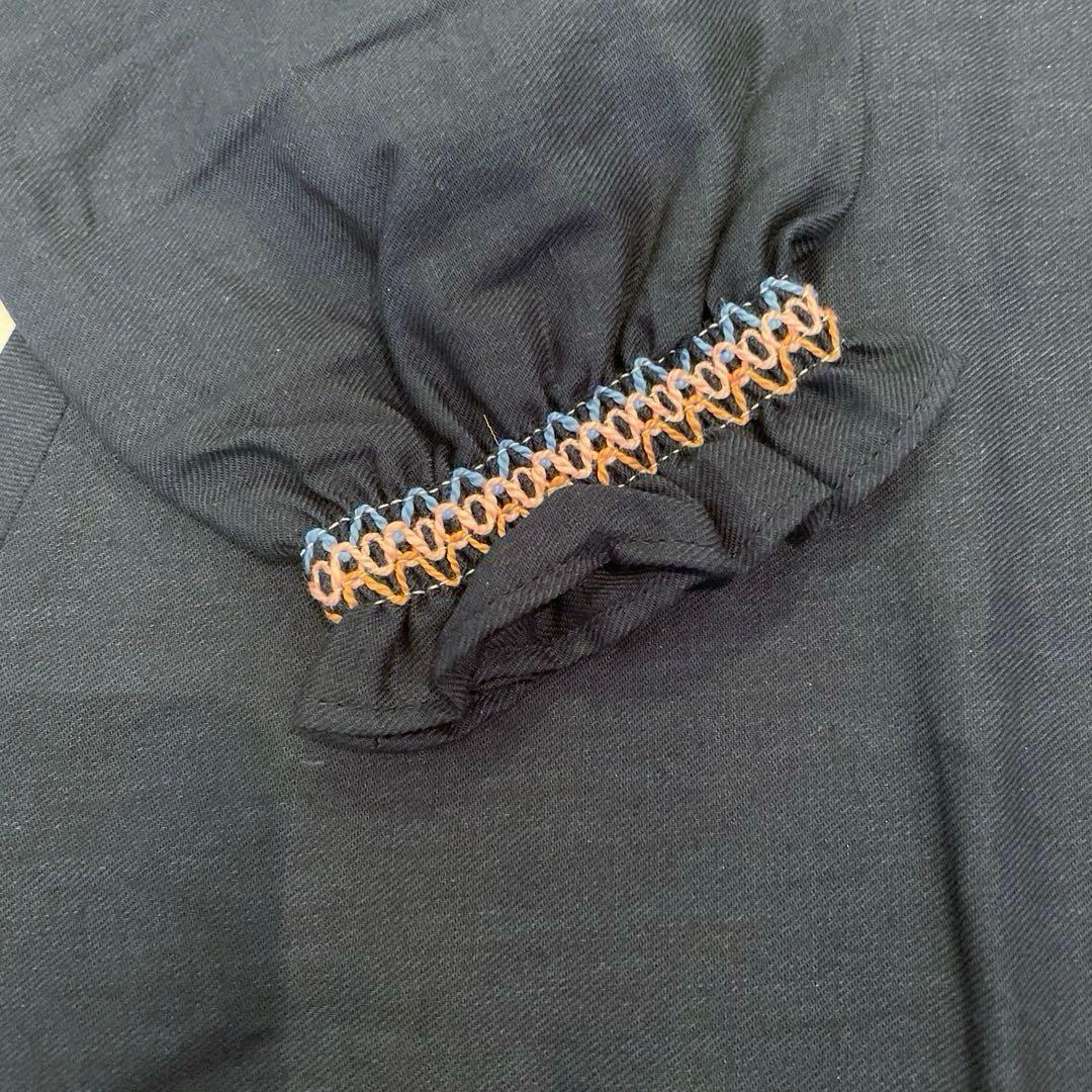 新品ミナペルホネン Sky flower ネイビー ドレス140㎝ ワンピース